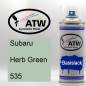 Preview: Subaru, Herb Green, 535: 400ml Sprühdose, von ATW Autoteile West.